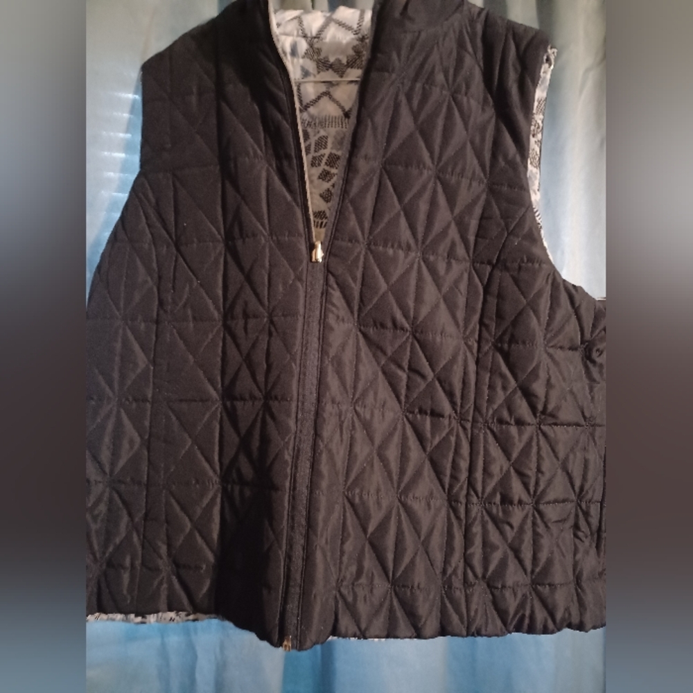 Blue Quilted Vest